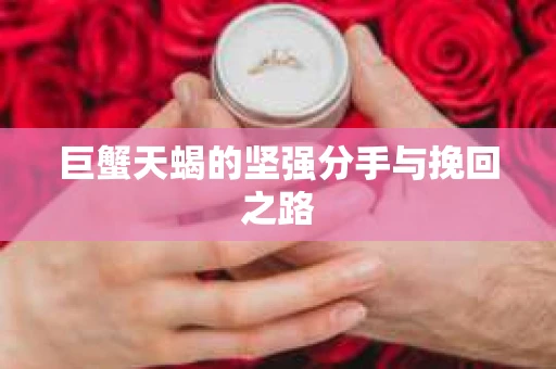 巨蟹天蝎的坚强分手与挽回之路
