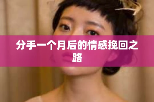 分手一个月后的情感挽回之路