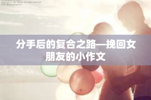 分手后的复合之路—挽回女朋友的小作文