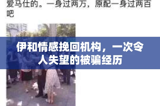 伊和情感挽回机构，一次令人失望的被骗经历