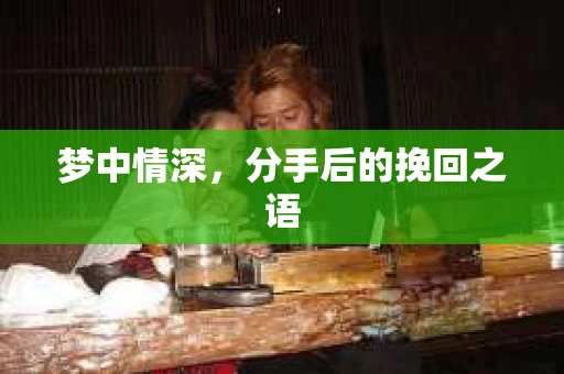 梦中情深，分手后的挽回之语