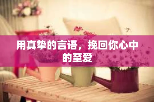 用真挚的言语，挽回你心中的至爱