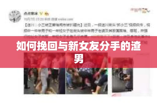 如何挽回与新女友分手的渣男