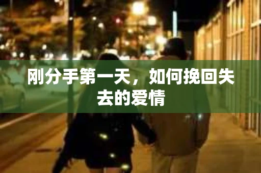 刚分手第一天，如何挽回失去的爱情