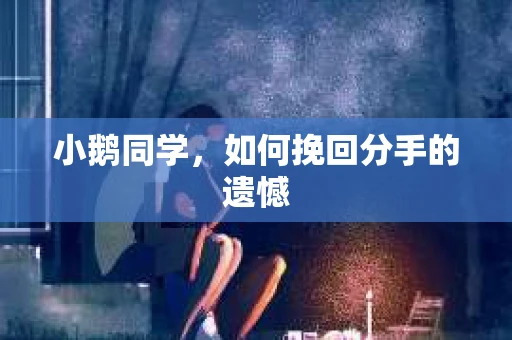 小鹅同学，如何挽回分手的遗憾