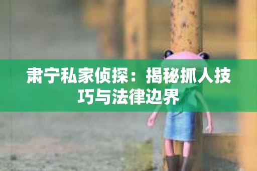 肃宁私家侦探：揭秘抓人技巧与法律边界