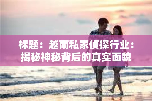 标题：越南私家侦探行业：揭秘神秘背后的真实面貌