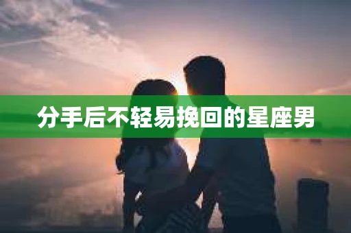 分手后不轻易挽回的星座男