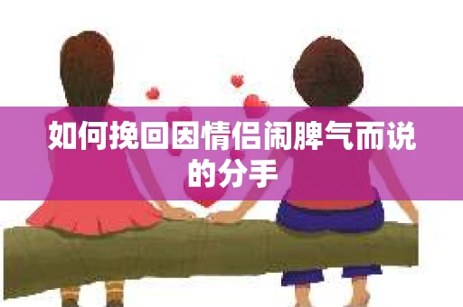 如何挽回因情侣闹脾气而说的分手