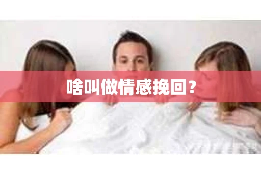啥叫做情感挽回？