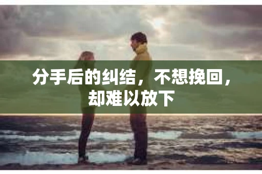 分手后的纠结，不想挽回，却难以放下