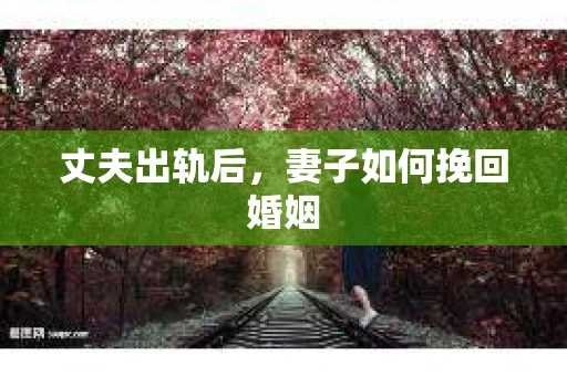 丈夫出轨后，妻子如何挽回婚姻