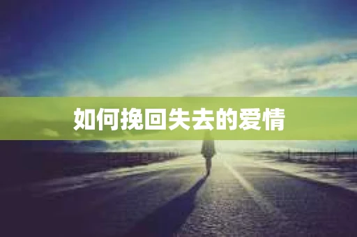 如何挽回失去的爱情